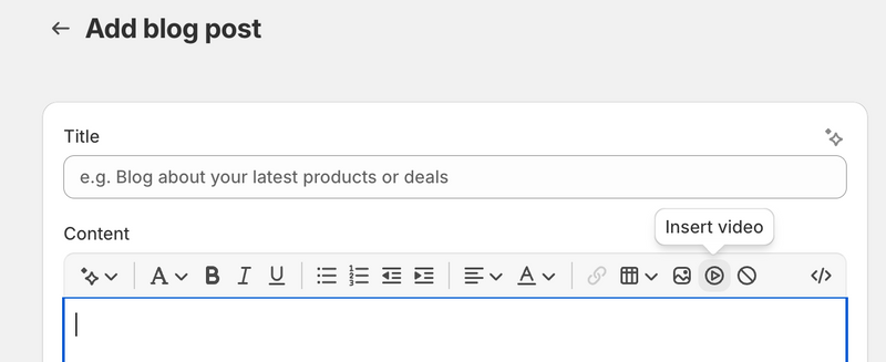 How to Embed a Video on a Shopify Store Blog Post - 2 Ways, Step-by-Step