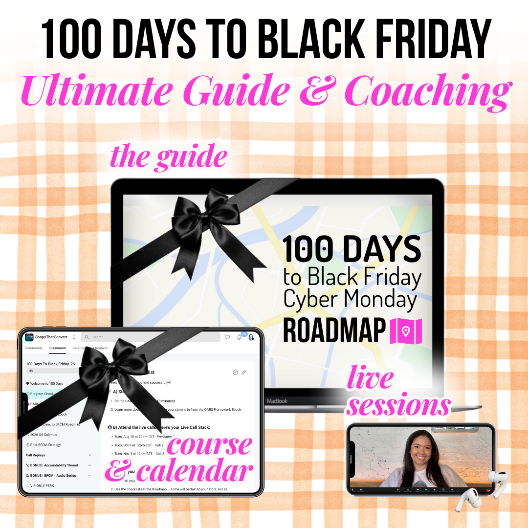 100 Days to Black Friday Ultimate Guide & Coaching
