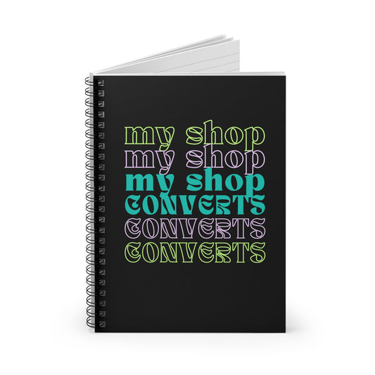 MyShopConverts™ Notebook