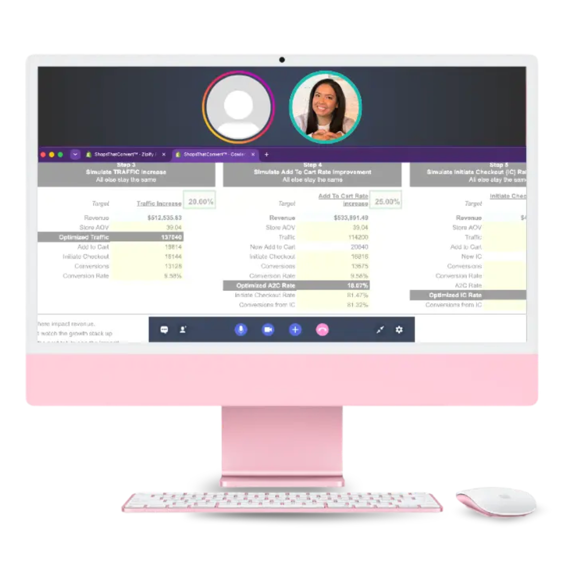 CRO Improvement Calculator Session