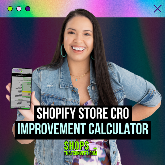 Shopify Store CRO - Improvement Calculator